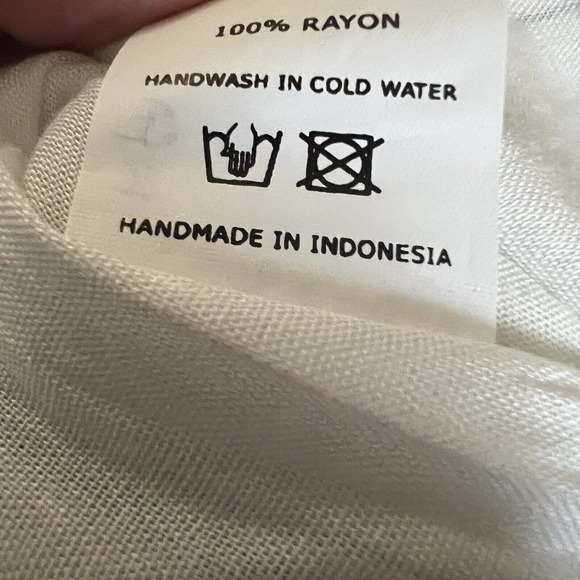 Faithfull The Brand Revolve *Read* Shutterbabe Ivory Striped Jumpsuit Sz XS Tie - Picture 6 of 8